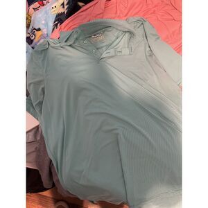Men's Drake Green Polo size 2x
